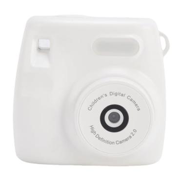 Imagem de Asixxsix Câmera digital para crianças, câmera de vídeo digital HD 1080P 48M com flash e bateria Li de 800mAh, câ mera infantil USB à prova de chuva para crianças e adolescentes (Branco)