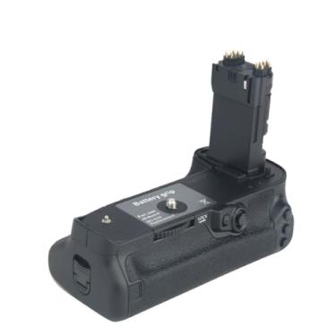 Imagem de Cabo vertical de bateria BG-E20 com botões funcionais e mostrador ergonômico adequado para câmera DSLR Canon EOS 5D Mark IV