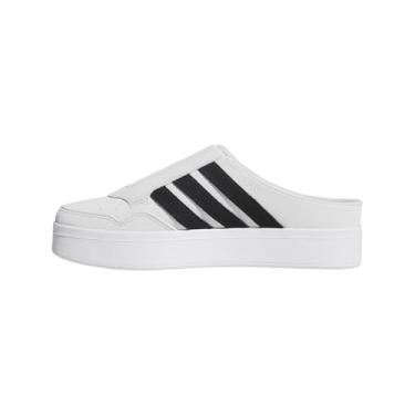 Imagem de adidas Tênis feminino Hoops 4.0 Mule, Branco cristal/branco/branco, 36