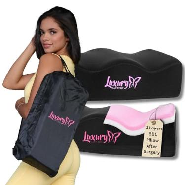 Imagem de Almofada BBL para levantamento de bumbum pós-cirurgia, aprovada pelo Dr. para levantador de bumbum longo sentado, almofada de espuma BBL ultra confortável com 2 camadas, almofadas de recuperação Cojin