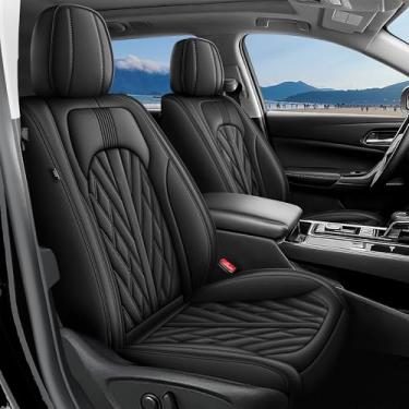 Imagem de TTX LIGHTING 7 capas de assento personalizadas para Nissan Pathfinder 2022 2023 2024 2025 protetor de assento de couro respirável à prova d'água com airbag compatível com capa automotiva de 7