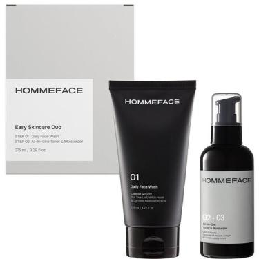 Imagem de Conjunto de cuidados com a pele HommeFace Easy Duo para homens com lim