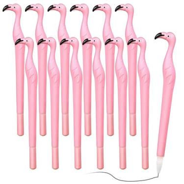 Imagem de Pen Sabary Flamingo, 12 peças, presente criativo para mulheres