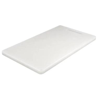 Imagem de Tábua de Corte de Carne Grossa 1cm Branca 46x31cm Livre BPA Plasvale, 