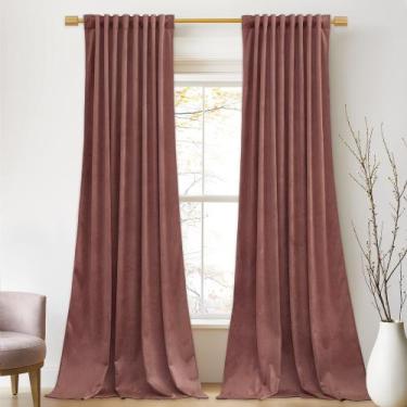 Imagem de Cortinas StangH Mauve Velvet Wild Rose Thermal 214x213cm 2 painéis