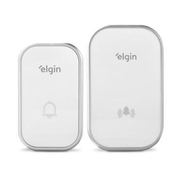 Imagem de Conjunto de Campainha Sem Fio – 280m Controle de Volume, 36 Sons, Bivolt - Branco