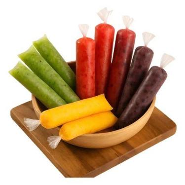 Imagem de 100 Un Saco Para Gelinho, Geladinho, Sacolé, Xup Xup Chup Chup 4x24 - 
