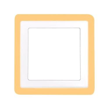 Imagem de Plafon LED de Embutir Quadrado Branco 24W - Taschibra Dual Color