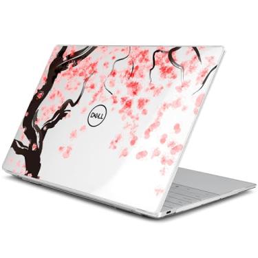 Imagem de Batianda Capa para laptop Dell XPS 13 2024 Copilot+ PC tela de 13,4 polegadas número do modelo 9345/9350, capa rígida ultrafina e leve resistente a arranhões com proteção profissional, flores de