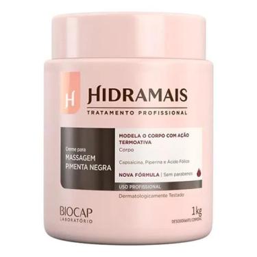 Imagem de Creme Para Massagem Modeladora Pimenta Negra Hidramais 1kg