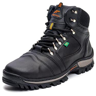 Imagem de Bota Coturno Adventure Solado Antiderrapante Tratorado Masculino Com Cadarço Segurança Trilha Tamanho:35;Cor:Marrom;Gênero:Masculino;Departamento BS:Esporte