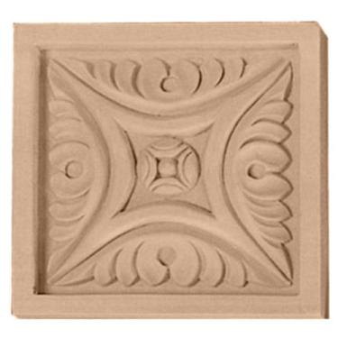 Imagem de Ekena Millwork Roseta ROS05X05X01MDAL, 13 cm L x 13 cm A x 22 cm P, Amieiro