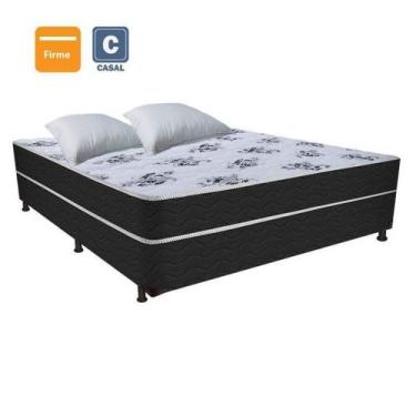 Imagem de Box Conjugado Casal 5cm Espuma Semi-ortopédico 138x188x55 - Acolchoes
