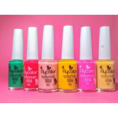 Imagem de esmaltes diversos - Risq, Rosa