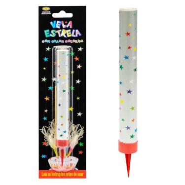 Imagem de Vela aniversario explosão. - estrela.
