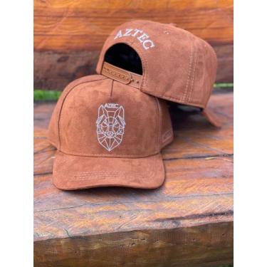 Imagem de Boné Aztec Lobo Suede Marrom