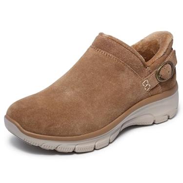 Imagem de Skechers Bota feminina Easy Going-Modern Time Hands Free Slip-ins Ankle Boot, Bronzeado, 36