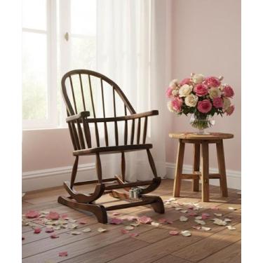 Imagem de Cadeira De Balanço Encosto Baixo 98/40 x 64 x 50 - Moveis De Gramado -
