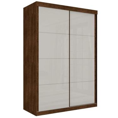 Imagem de Roupeiro Solteiro Duas Portas Correr Malbec Off White