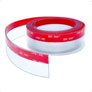 Imagem de Veda Frestas De Porta 5,5 Cm Altura, Transparente, Vedapratic, 2,5 Met