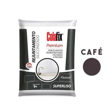 Imagem de Rejunte Colafix Siliconizado 1kg - Café