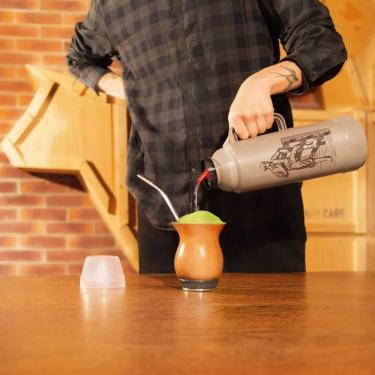 Imagem de Garrafa Térmica Farroupilha Mor 1lt - Bege Gaúcho