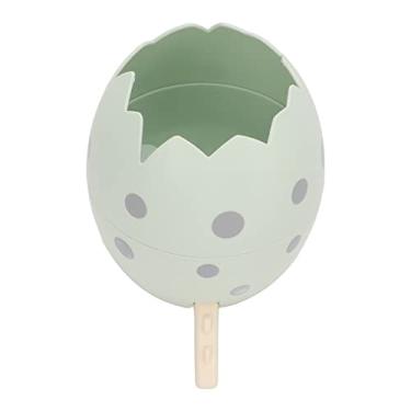 Imagem de RiToEasysports Suporte de Lápis Em Forma de Ovo de Dinossauro Destacável, Organizador de Mesa Prático para Material Escolar Em Verde (Verde)