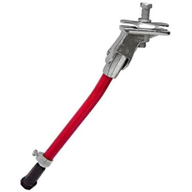 Imagem de Acessorios para Bicicleta, Descanso Pé Central Aluminio Bike com Regulagem Aro 16 Ao 29(Vermelho)