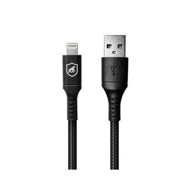 Imagem de Cabo Lightning / USB-A - Survivor - Preto - 1,5M  no Atacado - Caixa Fechada 10 Unidades - Gshield