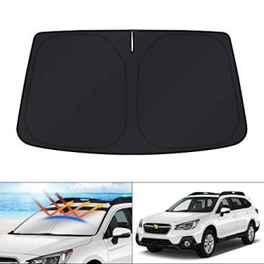 Imagem de KUST Para-brisa para Subaru Outback Wagon 2015-2019 Protetor solar dobrável bloqueia os raios UV mantém seu carro mais fresco