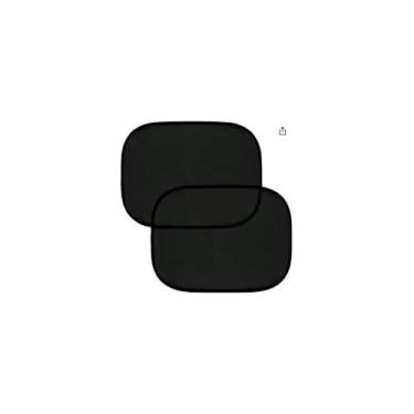 Imagem de Protetor Solar Para Carro, Poliéster, 37x43cm, Com Ventosa, Sistema de Fixação Rápida, Barreira Térmica, Proteção UV, 2 Unidades