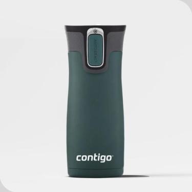 Imagem de Copo Térmico Contigo West Loop Chard 473ml  AUTOSEAL Antivazamento e I