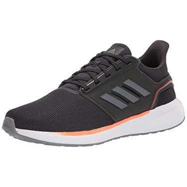 Imagem de adidas Tênis de corrida masculino Eq19 Trail, Carbono/cinza/vermelho solar, 13
