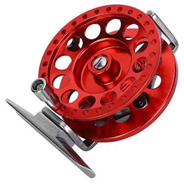 Imagem de aqxreight Roda de Pesca No Gelo Frontal Mosca de Metal Completo Com Força de Descarga ReelRed Mão Direita um Som Pode Perfurado de Confortável Durável Forte e Quando e Ultraleve Pesca No Gelo (#2)