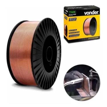 Imagem de Arame Para Solda Carretel Mig ER70S-6  Rolo 0.8mm Com 15kg - Vonder