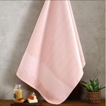 Imagem de Toalha Banho Velour Artesanalle - Dohler, Rosa Claro