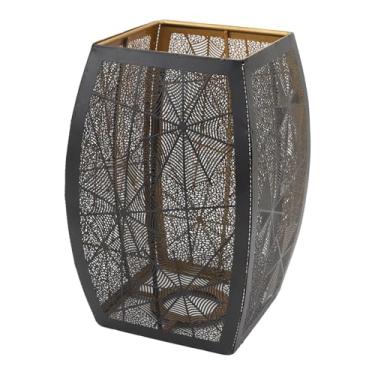 Imagem de YWBL-WH Abajur de Metal, Design de Teia de Aranha de Ferro Com Padrão Oco para Lâmpadas E26 E27, Abajur Decorativo de 7,87 Polegadas de Altura para Luminárias de Chão Pendentes de Parede de Mesa No