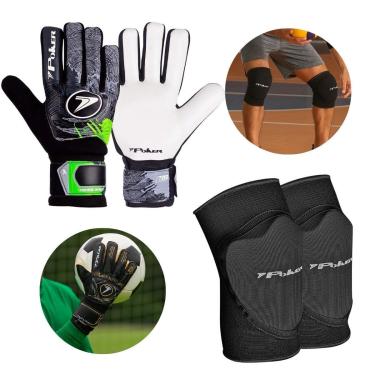 Imagem de Combo Luva de Goleiro Infinity + Joelheira Indoor Pro Poker-Unissex