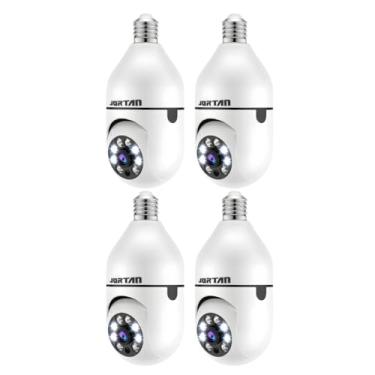 Imagem de ANJ.GG, Câmera de Segurança Dome Wi-Fi, Uso Interno/Externo, 720p/1080p, Visão Noturna, Monitoramento Bebê/Pet/Segurança, O19-branco*4, Sem Fio/Com Fio, Áudio 2 Vias, AC/DC