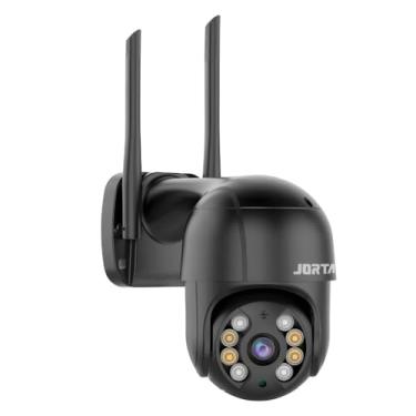 Imagem de ANJ.GG Câmera de Segurança Interna/Externa, Estilo Domo, 1080p HD, Detecção de Movimento, Segurança Residencial, N6-preto, Wi-Fi/Com fio, Visão Noturna, Wi-Fi, App Control