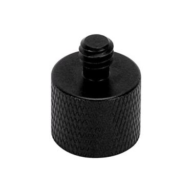 Imagem de Conversor de parafuso para tripé de câmera monopé fêmea de 3/20.3 cm para adaptador de rosca macho de 1/10.2 cm melhora a qualidade da foto da câmera. Design compacto e durável. Adaptador para fácil