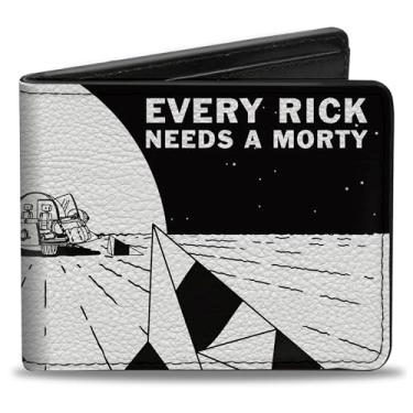 Imagem de Buckle-Down Carteira Rick and Morty, Bifold, Rick and Morty, Every Rick Needs a Motry Scene, couro vegano