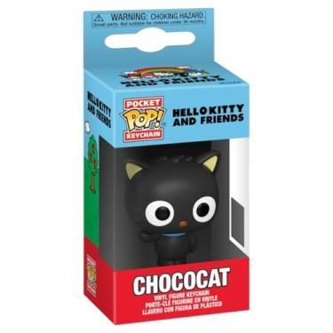 Imagem de Funko Pop! Chaveiro: Sanrio Hello Kitty Chococat Mini boneco de vinil para colecionar chaveiro novidade ideia de presente de Natal