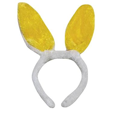 Imagem de Petitebella Tiara de orelha de coelho (branco/amarelo, tamanho único)
