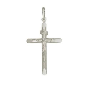 Imagem de Promoção Pingente Crucifixo Prata Maciça Italiana 925 - Lojas La&Ny , 