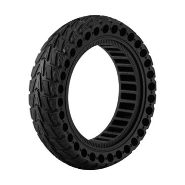 Imagem de YIJU Rodas maciças para patinetes elétricos, fáceis de instalar, resistentes e de alto desempenho, de borracha para substituição nos modelos G30LP, G30E e, Preto