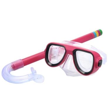 Imagem de Kit Mergulho Infantil com Máscara e Snorkel – Silicone Macio, Ajustável, Unissex, Piscina e Praia, Crianças 3 a 12 Anos(rosa)