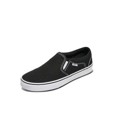 Imagem de Vans Tênis de Skate Asher (Canvas) Masculino, Lona preta e branca 187, 11