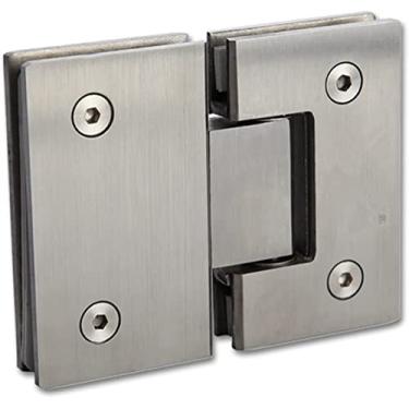 Imagem de Clipe de vidro DIY de 180 graus para casa fácil instalação grampo de vidro porta armário vitrine dobradiça de móveis