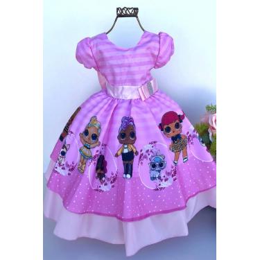 Imagem de Vestido Infantil Luxo tema Boneca